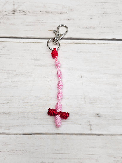 Rosary Key Chain with Cross