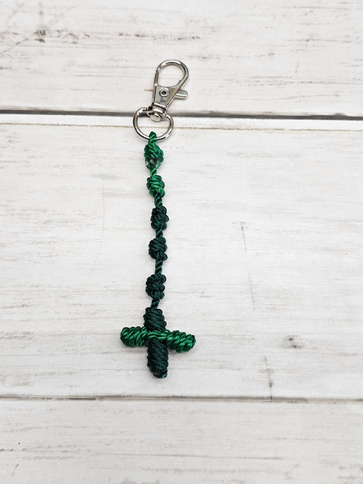 Rosary Key Chain with Cross