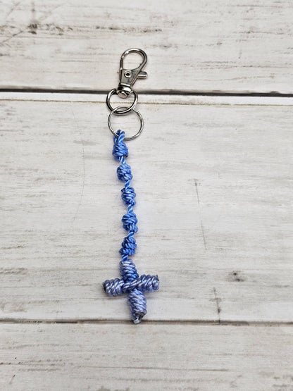 Rosary Key Chain with Cross