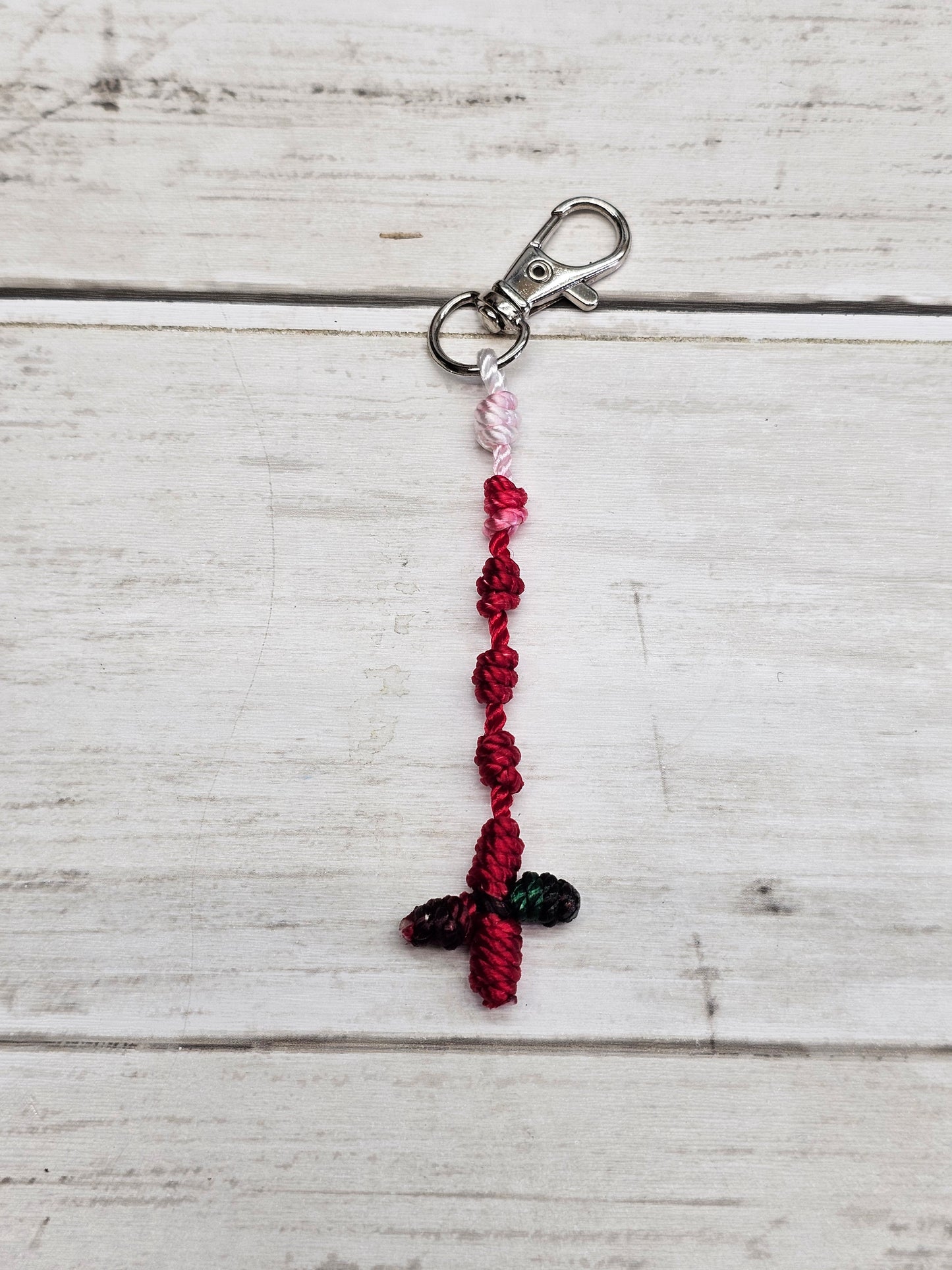 Rosary Key Chain with Cross