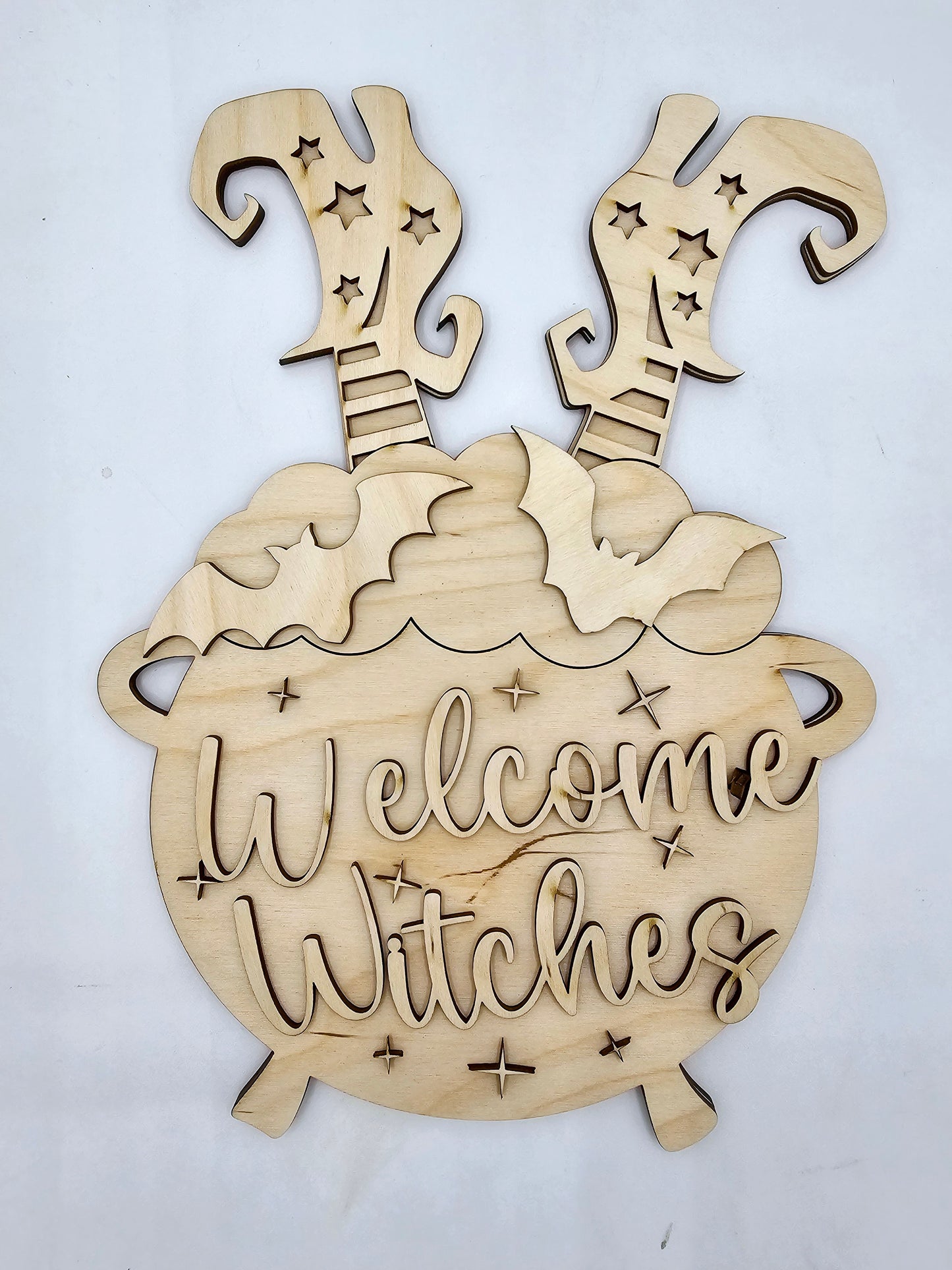 Welcome Witches with Legs