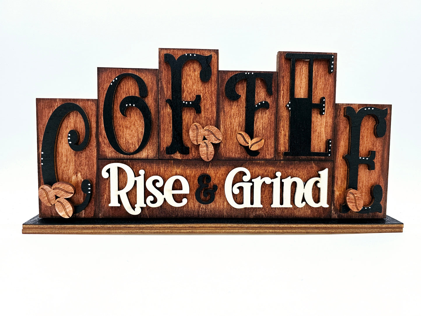 PAINTED - Coffee Rise & Grind