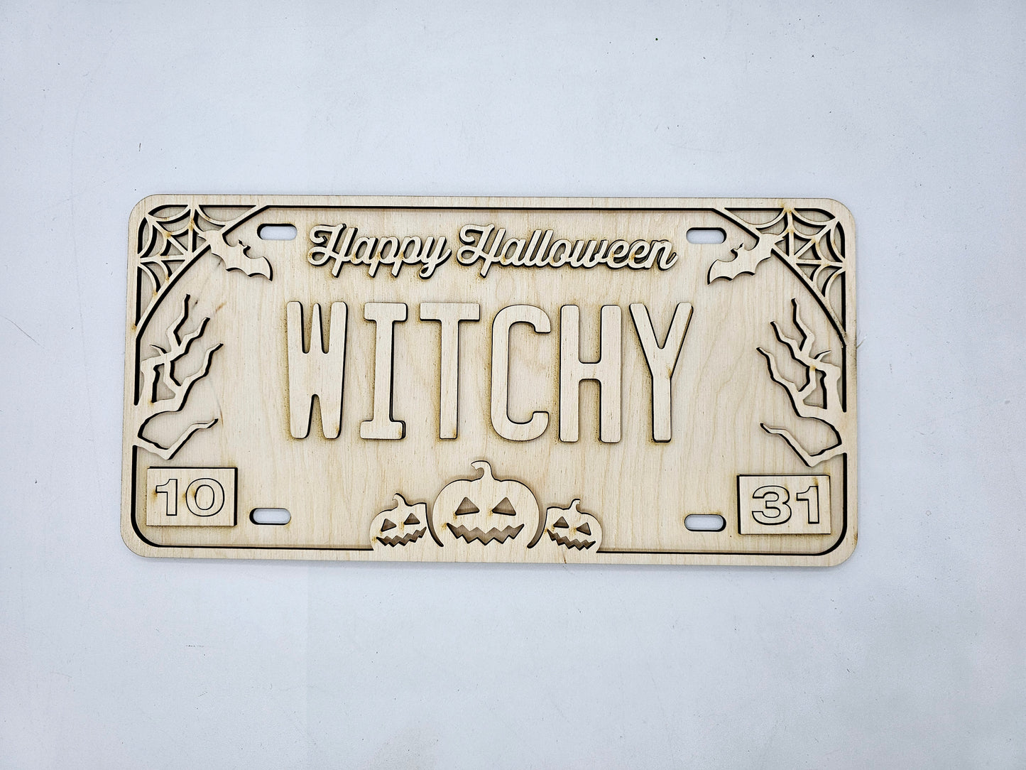 Halloween License Plates