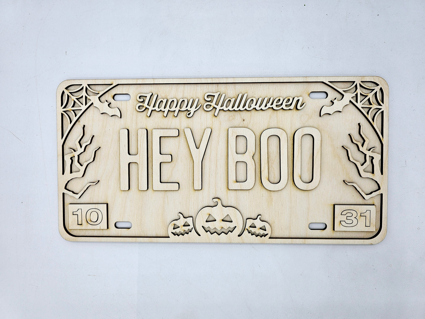 Halloween License Plates