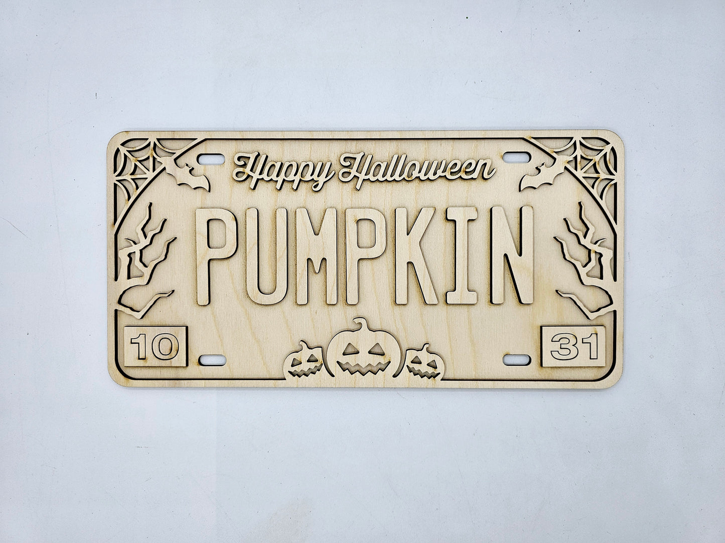 Halloween License Plates