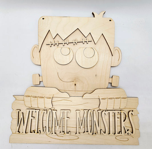 Frankie Welcome Monsters Hanger