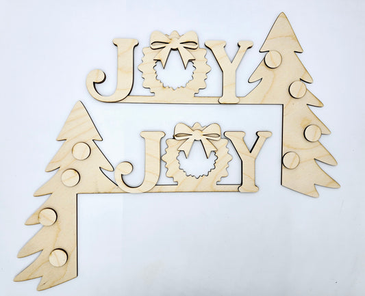 Christmas Tree Joy Door Corner