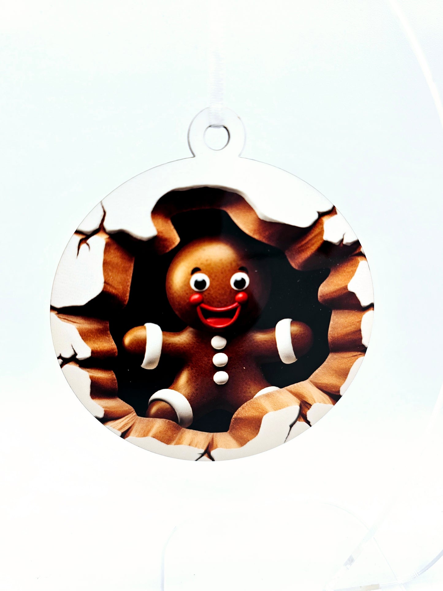 Gingie Sublimation Ornament - 3.5" Round