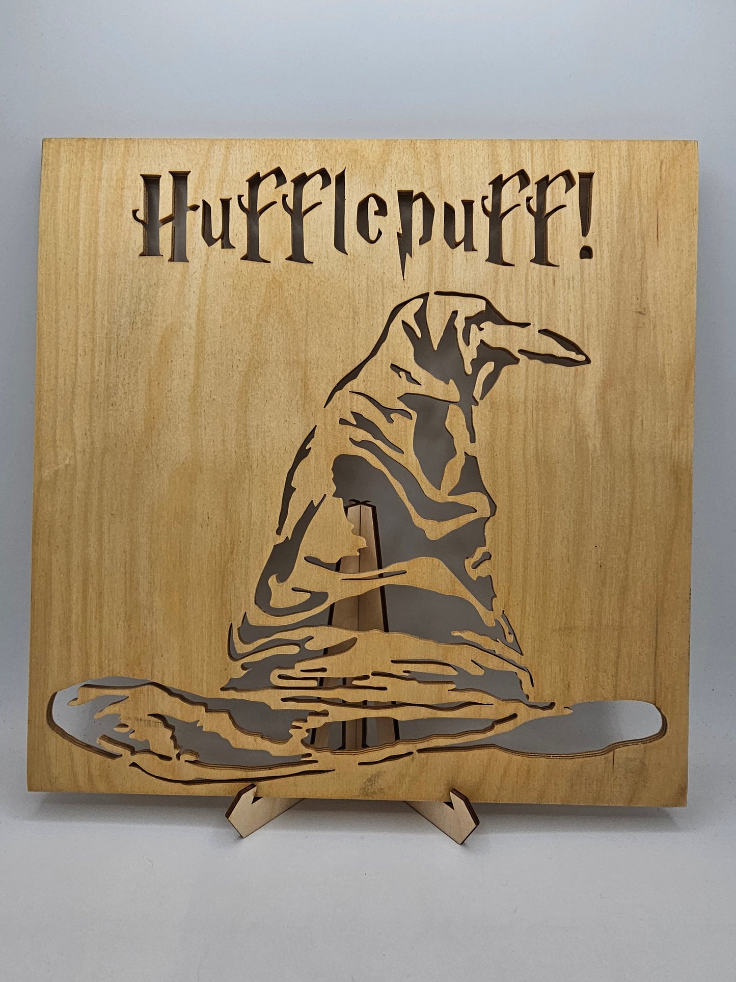 House H & Hat Scroll Saw Art