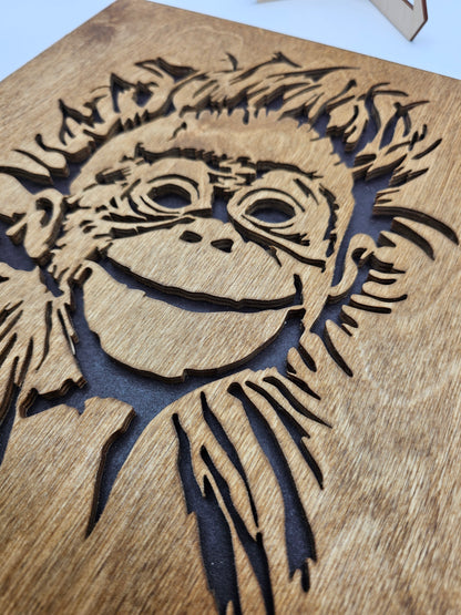 Monkey Scroll Saw Art