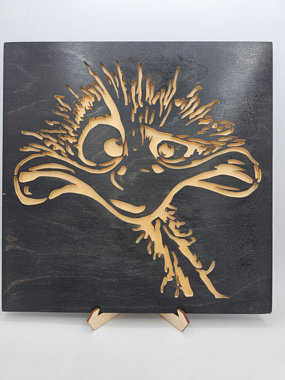 Ostrich Scroll Saw Art (2)