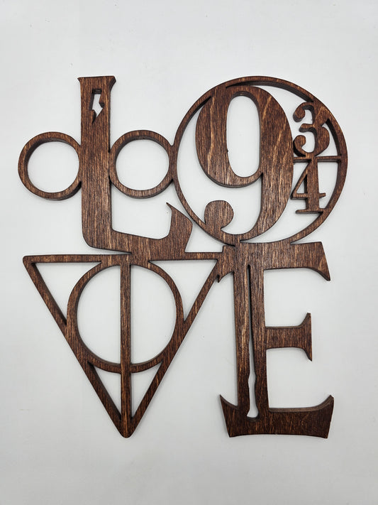 Wizard Love Scroll Saw Art