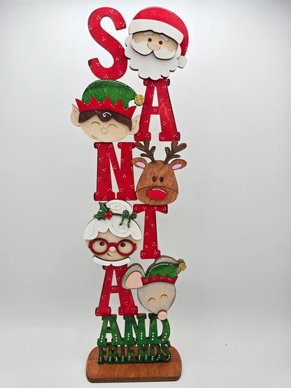 Santa & Friends Standing Sitter