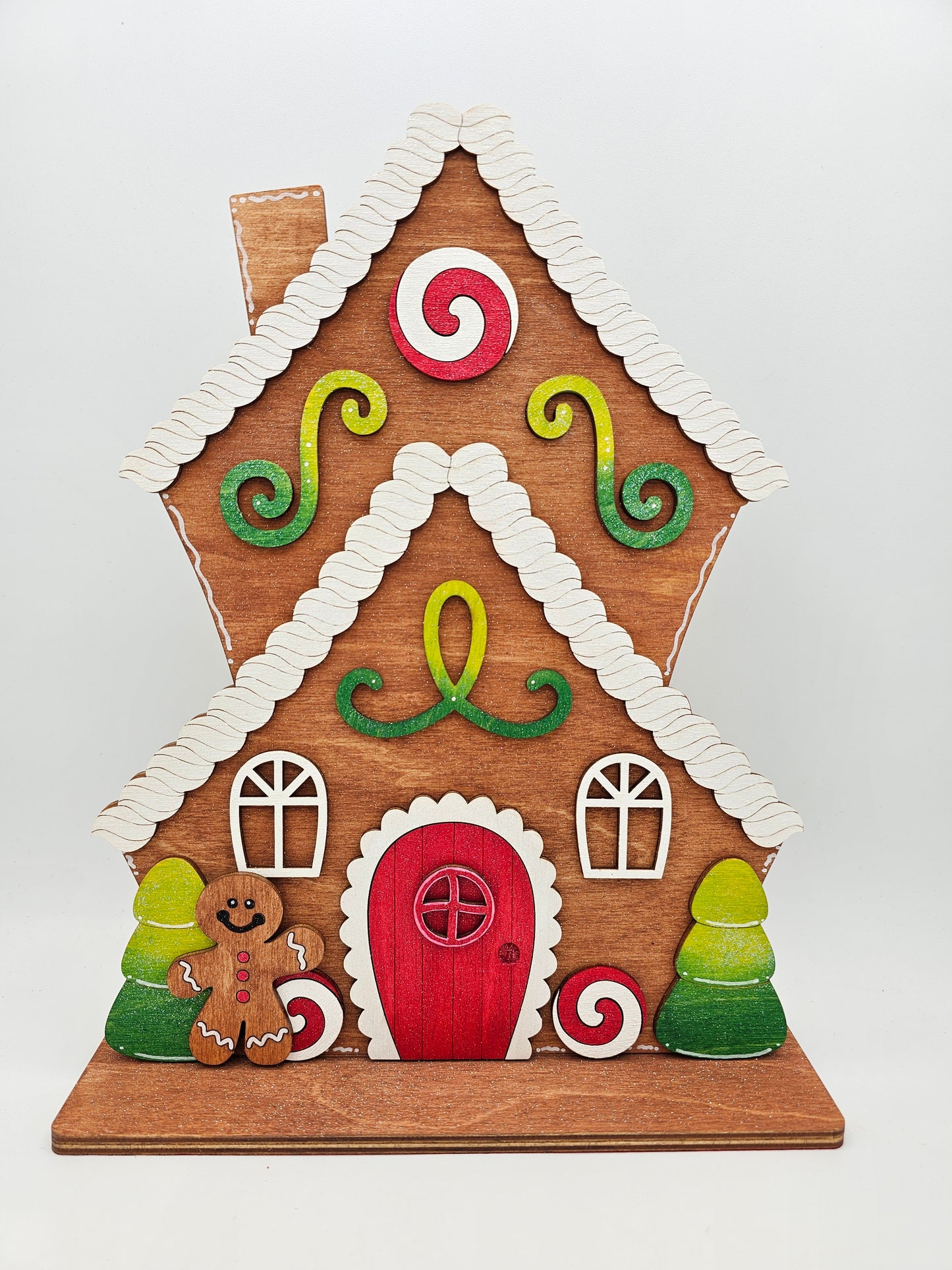 PAINTED - Gingerbread House