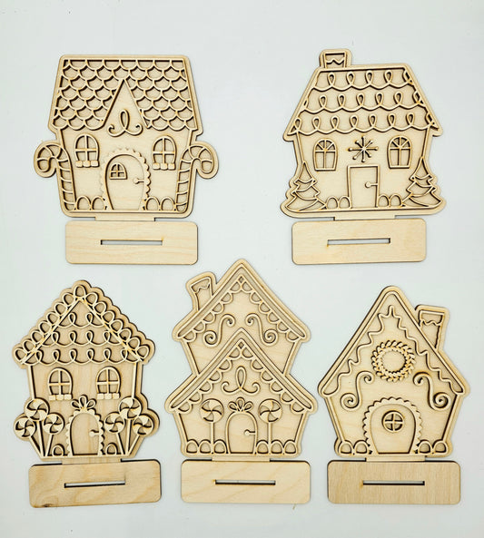 Gingerbread Simple Mini Houses