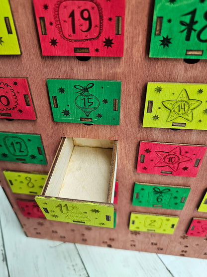 Advent Calendar with Drawers