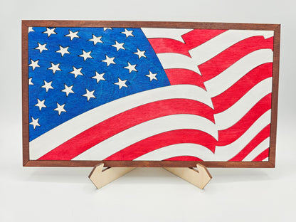 USA Flag Sign