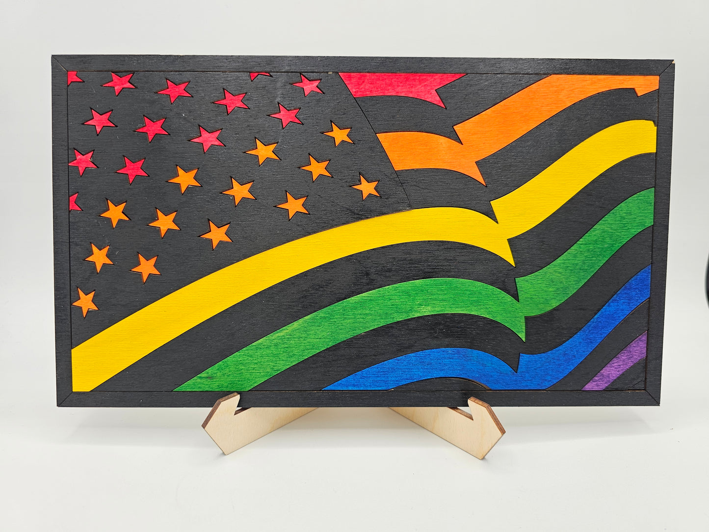 USA Flag Sign