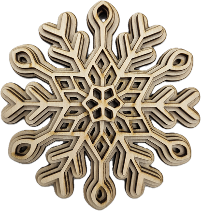 Layered Snowflake Ornament