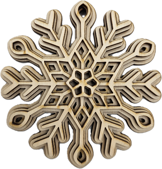 Layered Snowflake Ornament