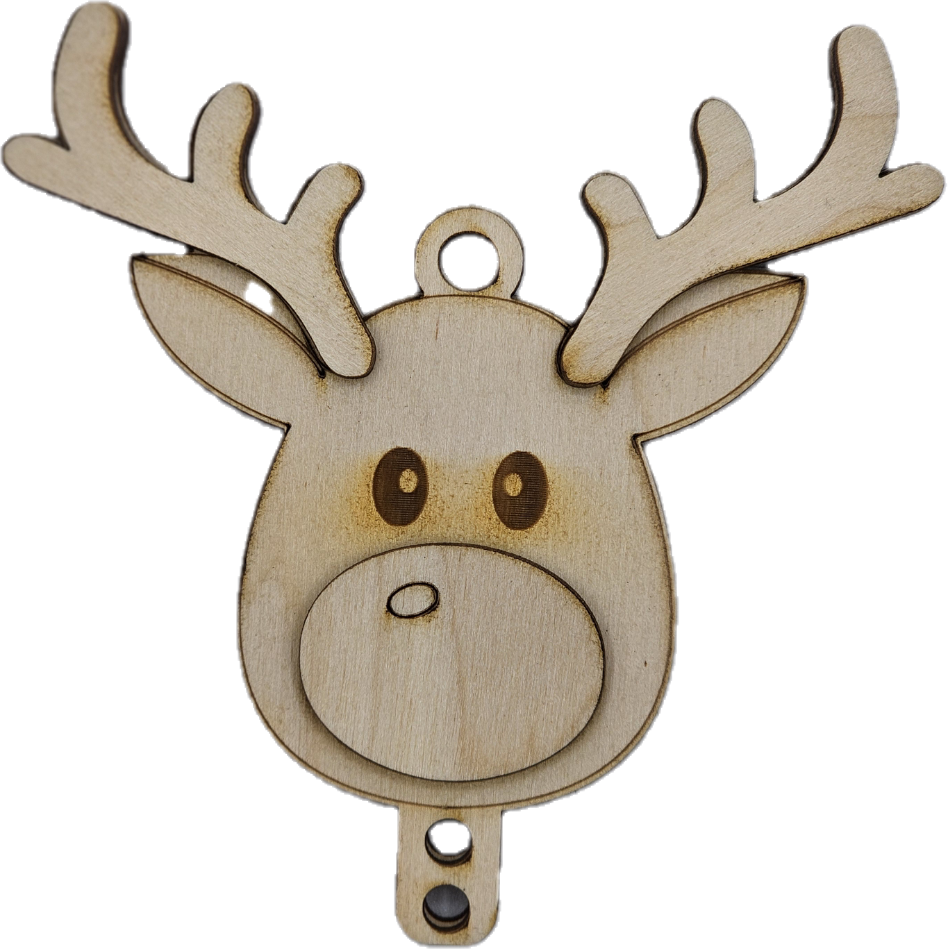 Reindeer Folded Money Ornament x2