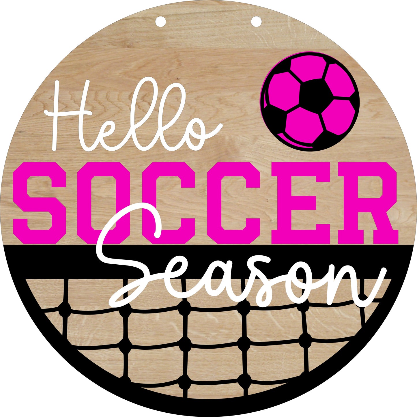 Hello Soccer Season Sign