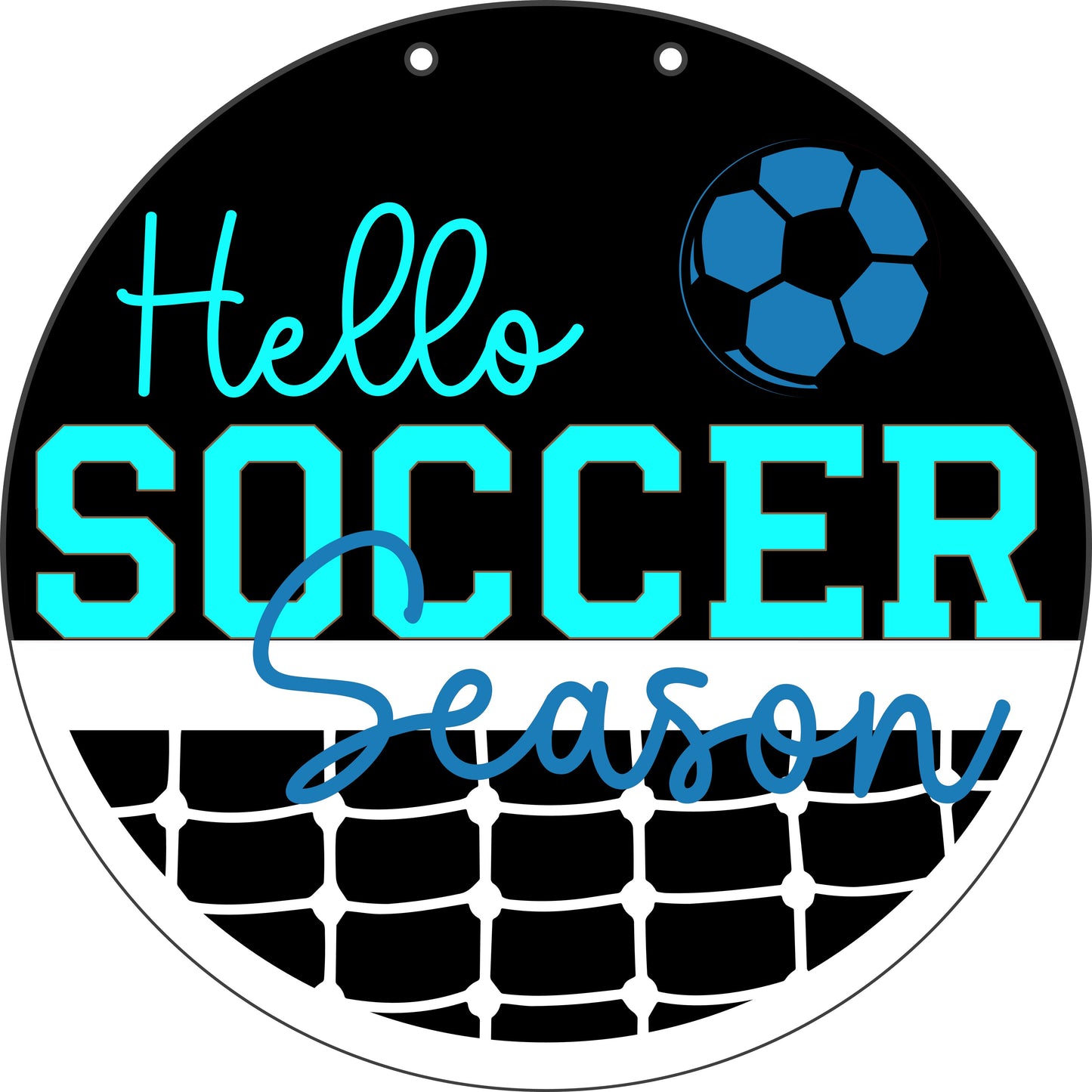 Hello Soccer Season Sign