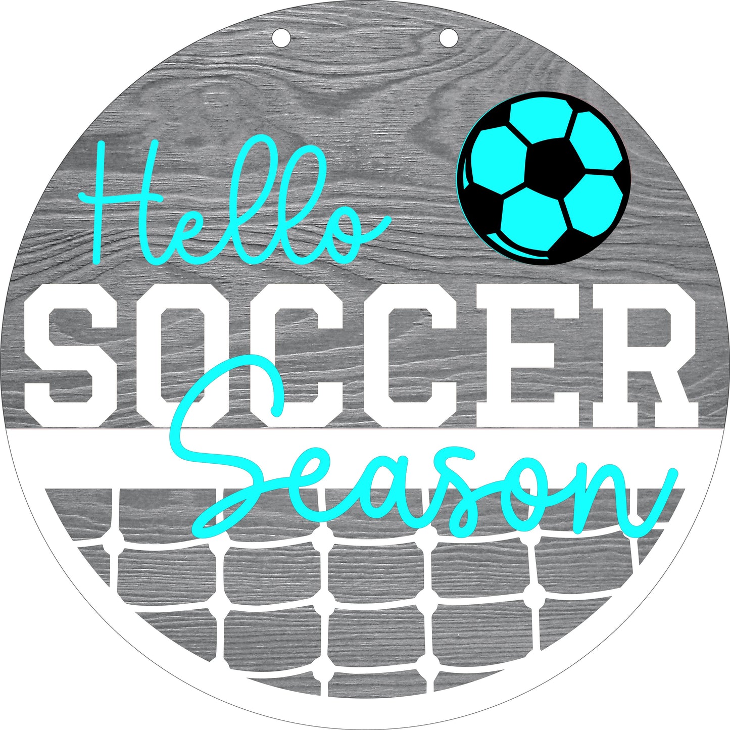 Hello Soccer Season Sign