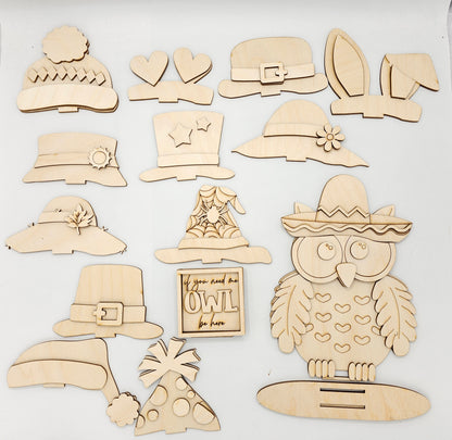 Animal Interchangeable Hat/Bow Kits