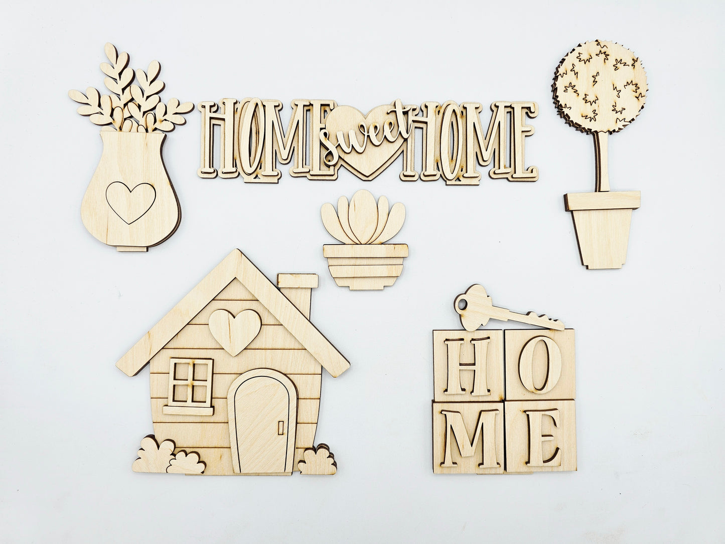 Home Sweet Home - Wall Collage Sitter Set