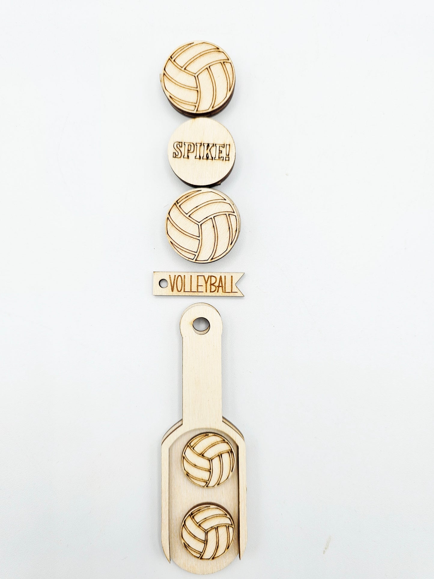 Sports Scoop Ornament Tag