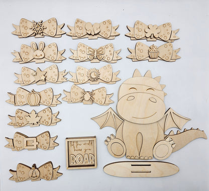 Animal Interchangeable Hat/Bow Kits