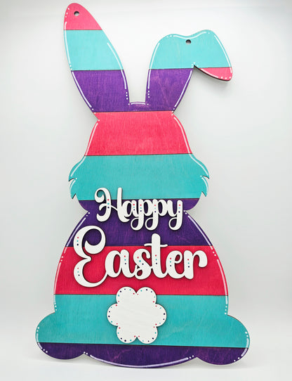 Happy Easter Bunny Door Hanger