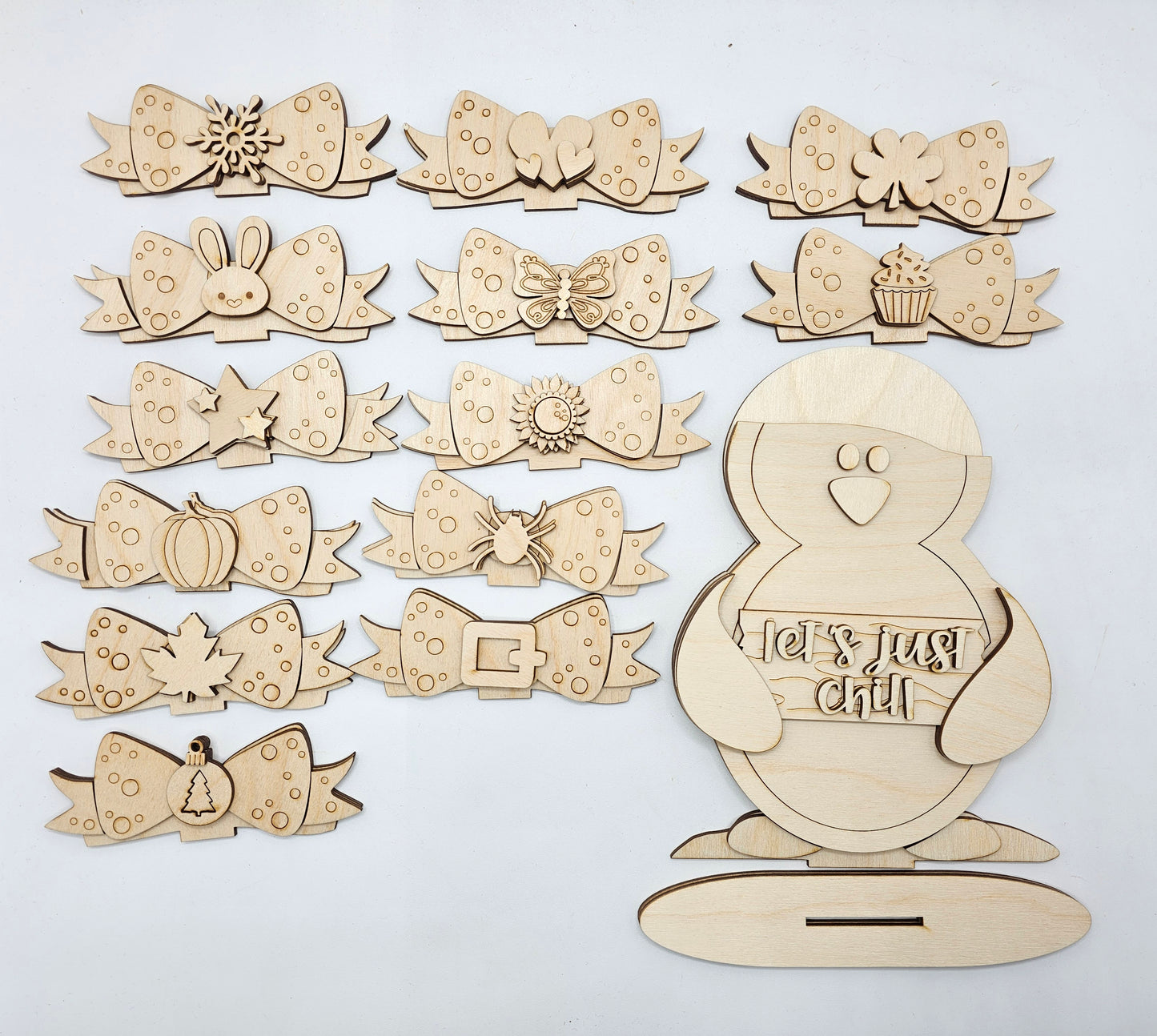 Animal Interchangeable Hat/Bow Kits