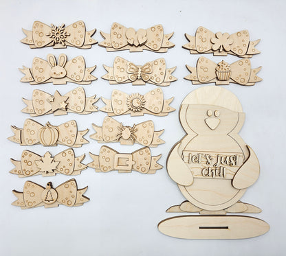 Animal Interchangeable Hat/Bow Kits