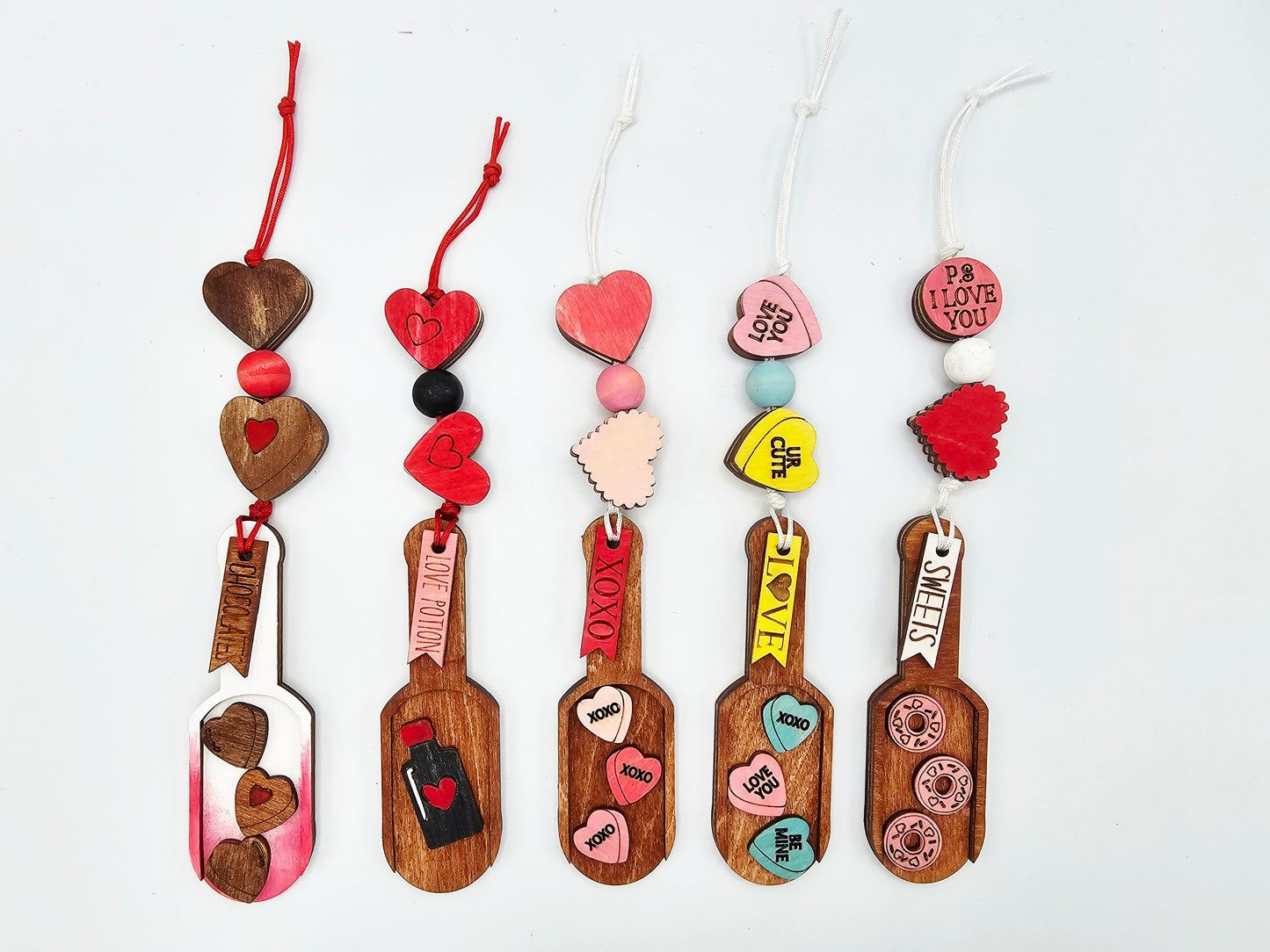 Valentine Scoop Ornament Tag