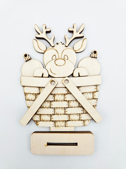 Reindeer Basket - Small