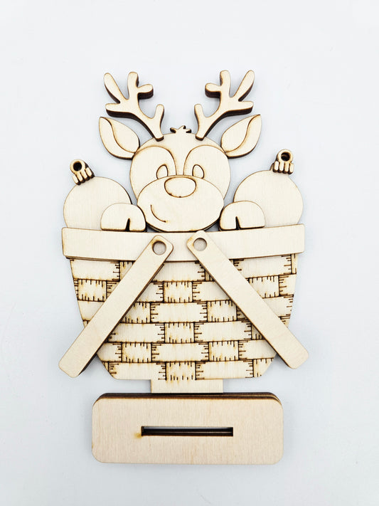 Reindeer Basket - Small