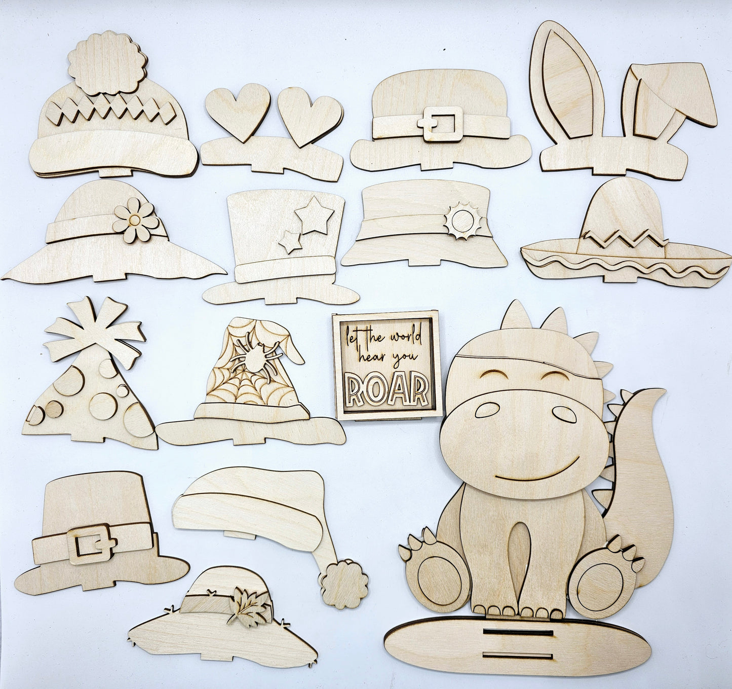 Animal Interchangeable Hat/Bow Kits