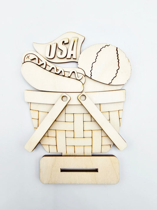 Happy 4th Food Basket - Small