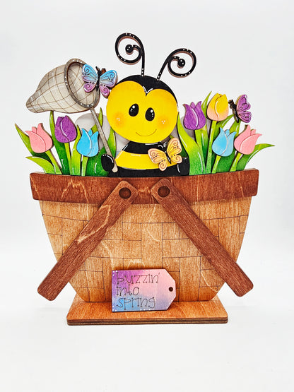 Spring Bee Basket - Large