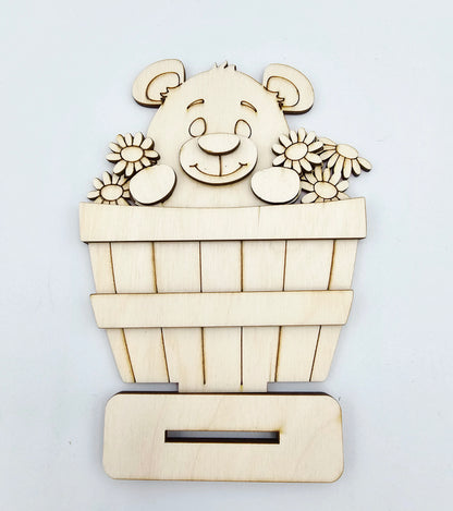 Spring Bear Basket - Small