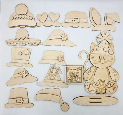 Animal Interchangeable Hat/Bow Kits