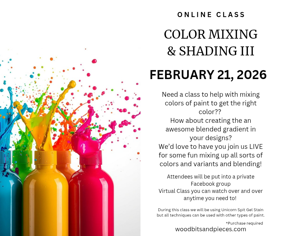 VIRTUAL CLASS - COLOR MIXING & SHADING III