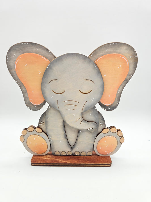 PAINTED - Elephant Sitter