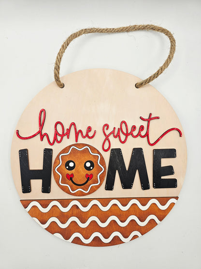 Home Sweet Home Round - Gingie Face
