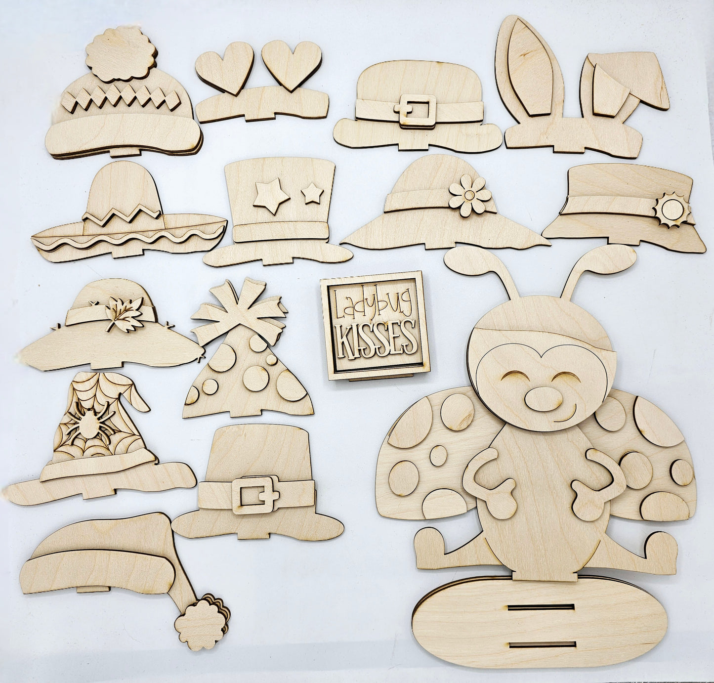 Animal Interchangeable Hat/Bow Kits