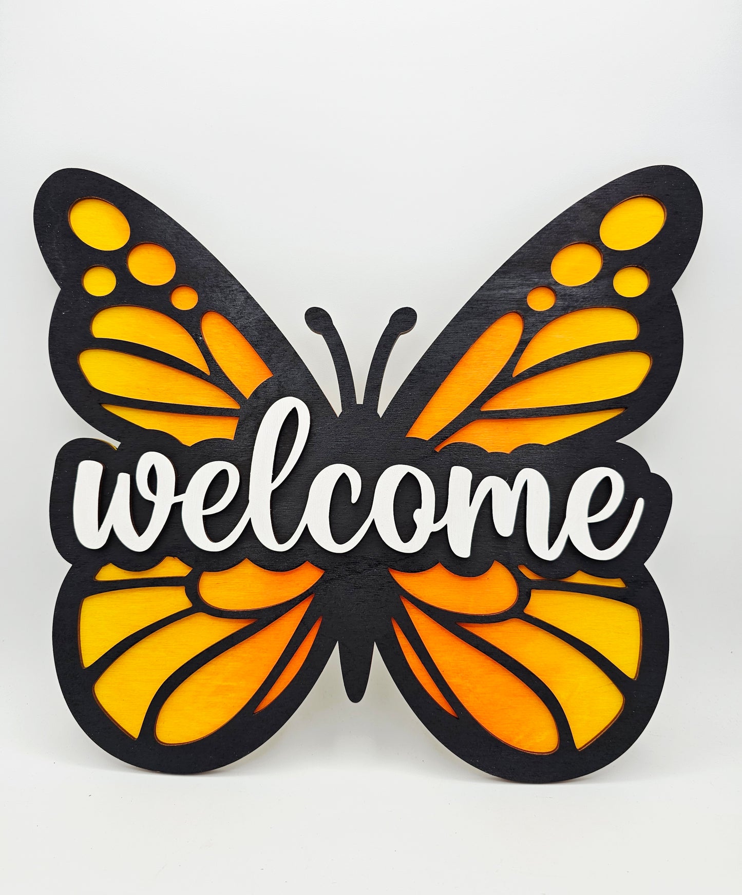 Butterfly Welcome Sign