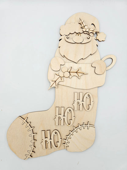 Santa Stocking Leaner