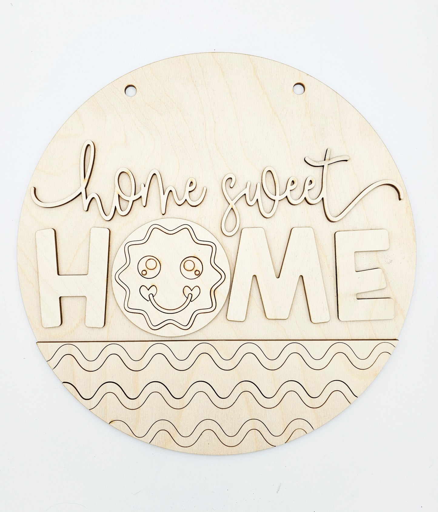 Home Sweet Home Round - Gingie Face